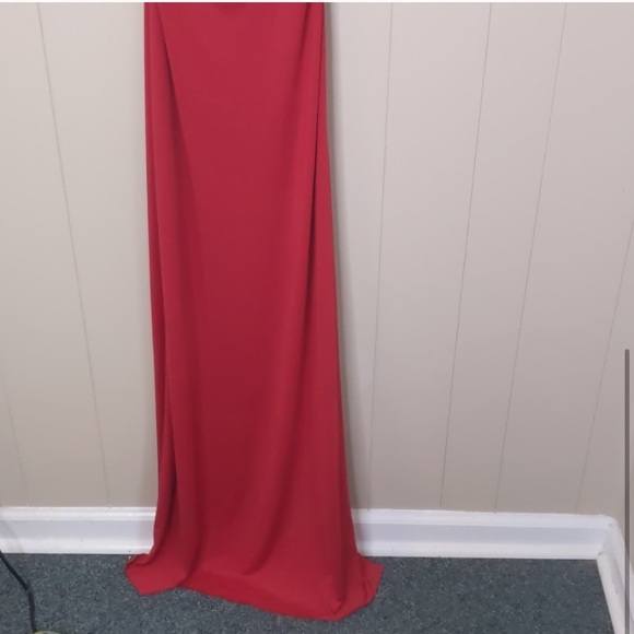 Hello Molly Cow Neck Red Maxi Dress - Picture 4 of 6